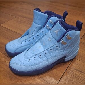 Jordan Light Blue and Navy Men's Shoes